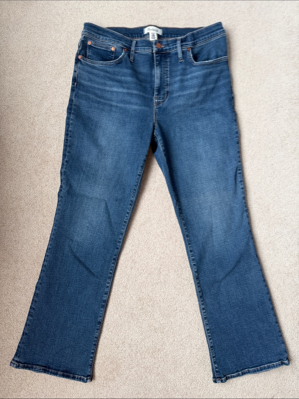 Madewell Women's Medium Wash Kick-Out Jeans